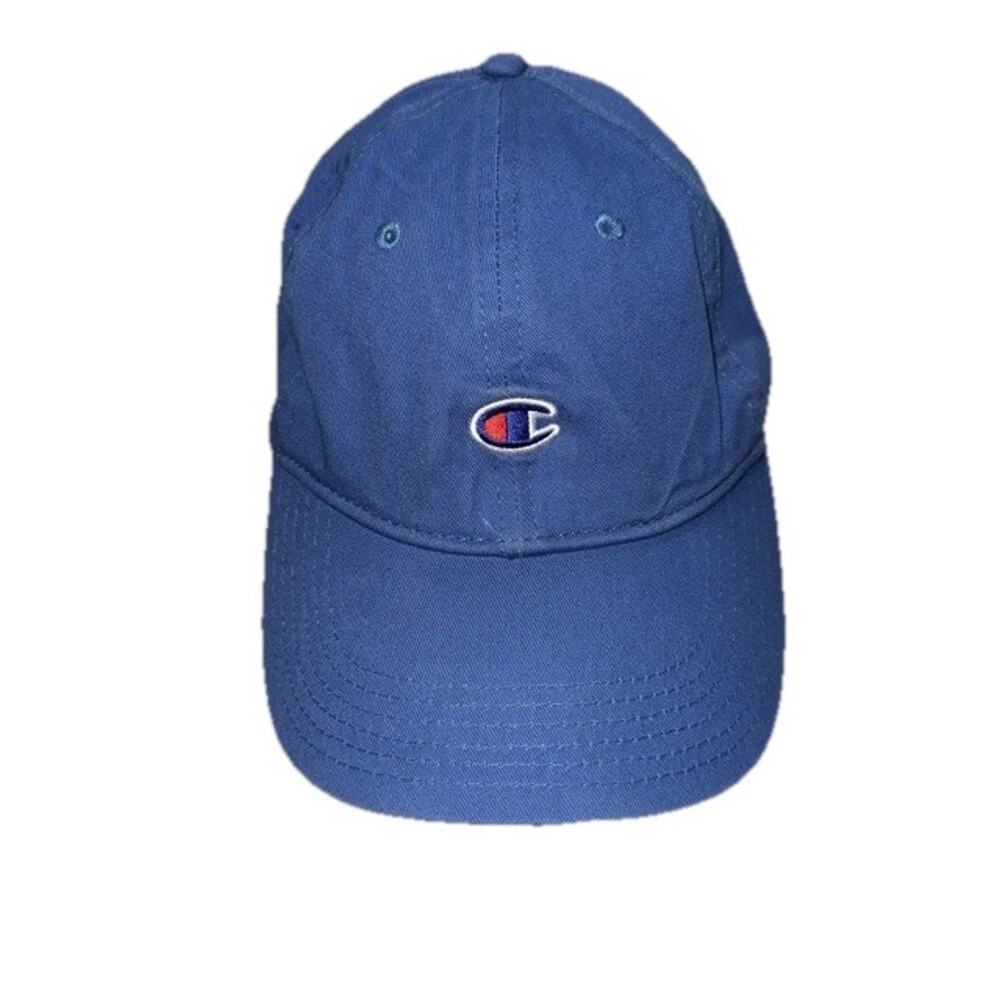 2019 Champion Strapback Adjustable Logo Unisex Cap Hat - Blue - Free Shipping
